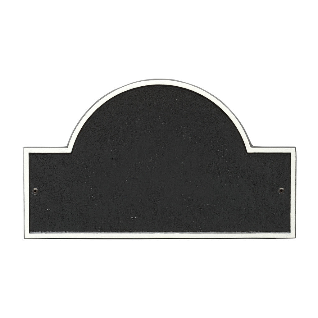 Arch Address Plaque With House Number and Street Name