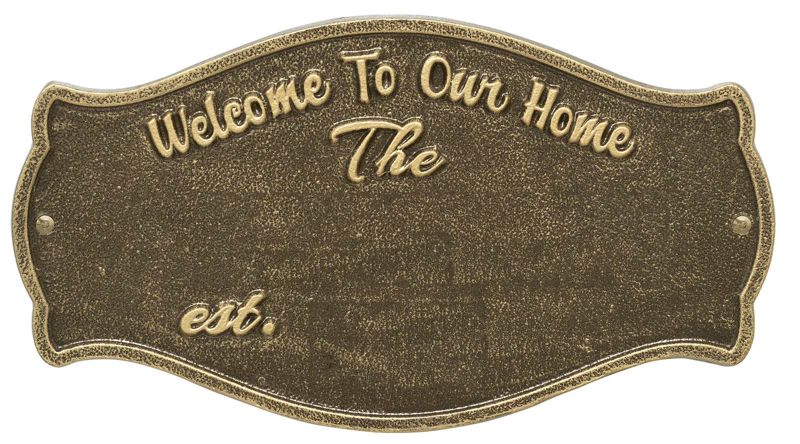 Welcome Plaque