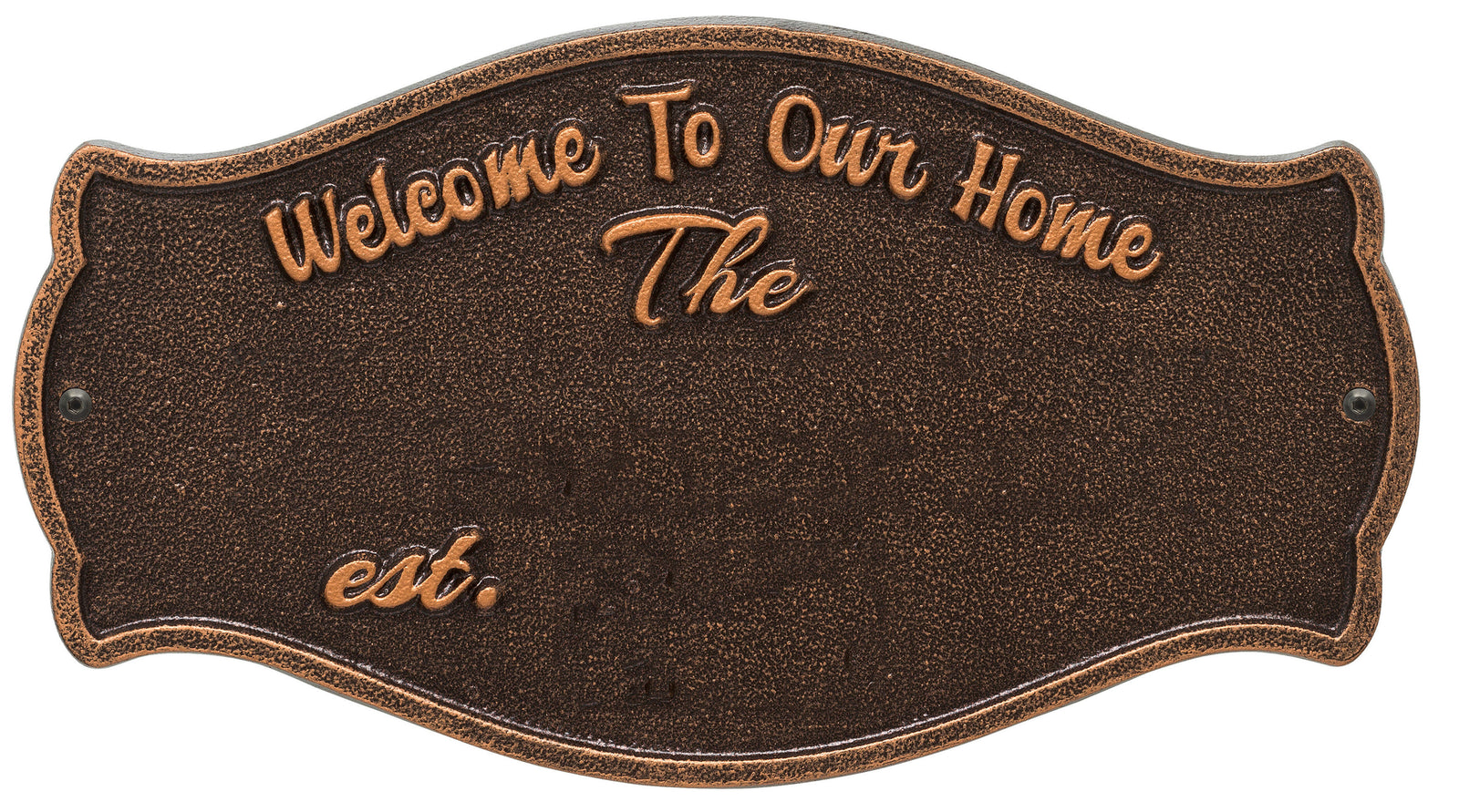Welcome Plaque