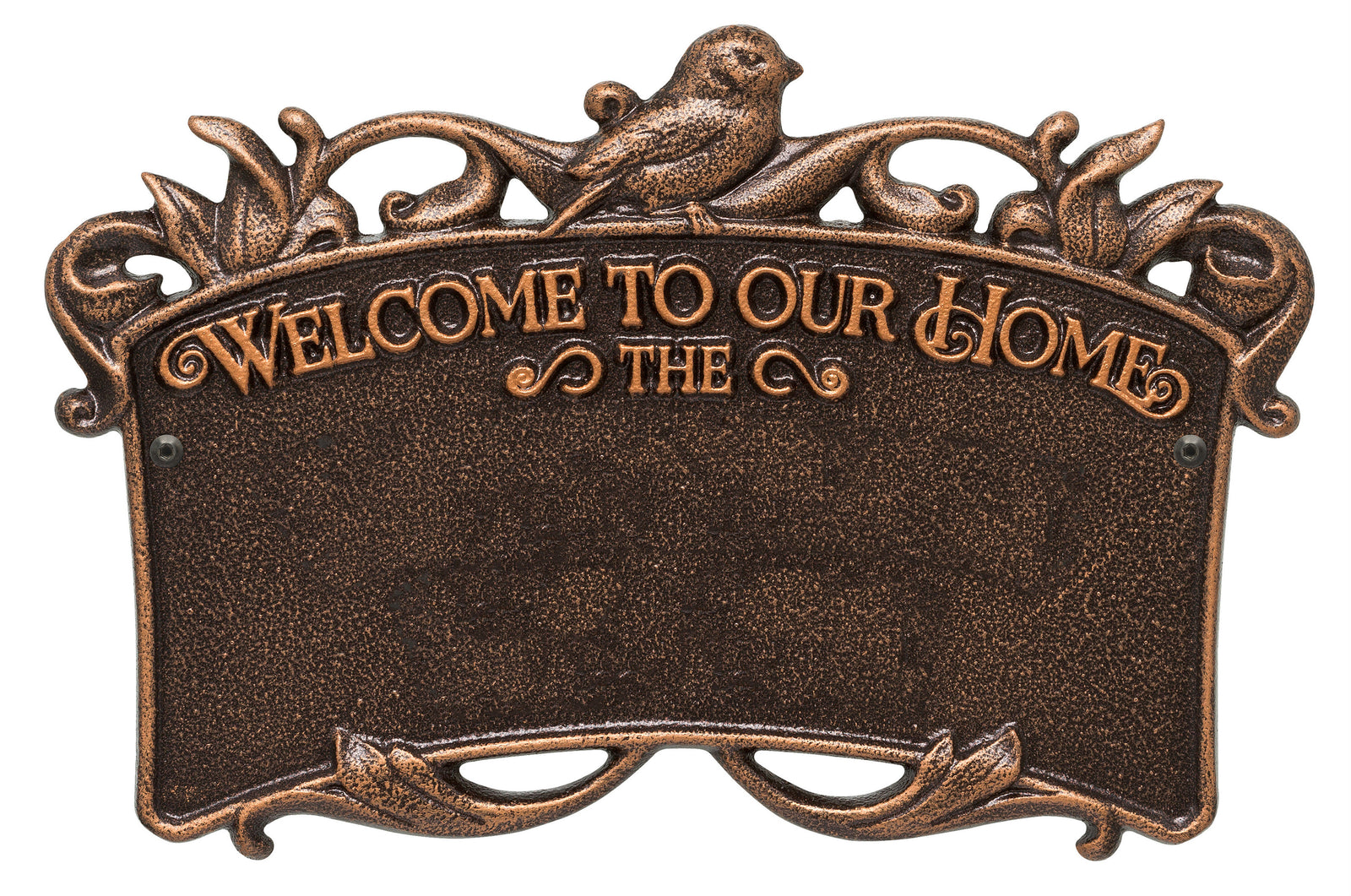 Welcome to Our Home Plaque