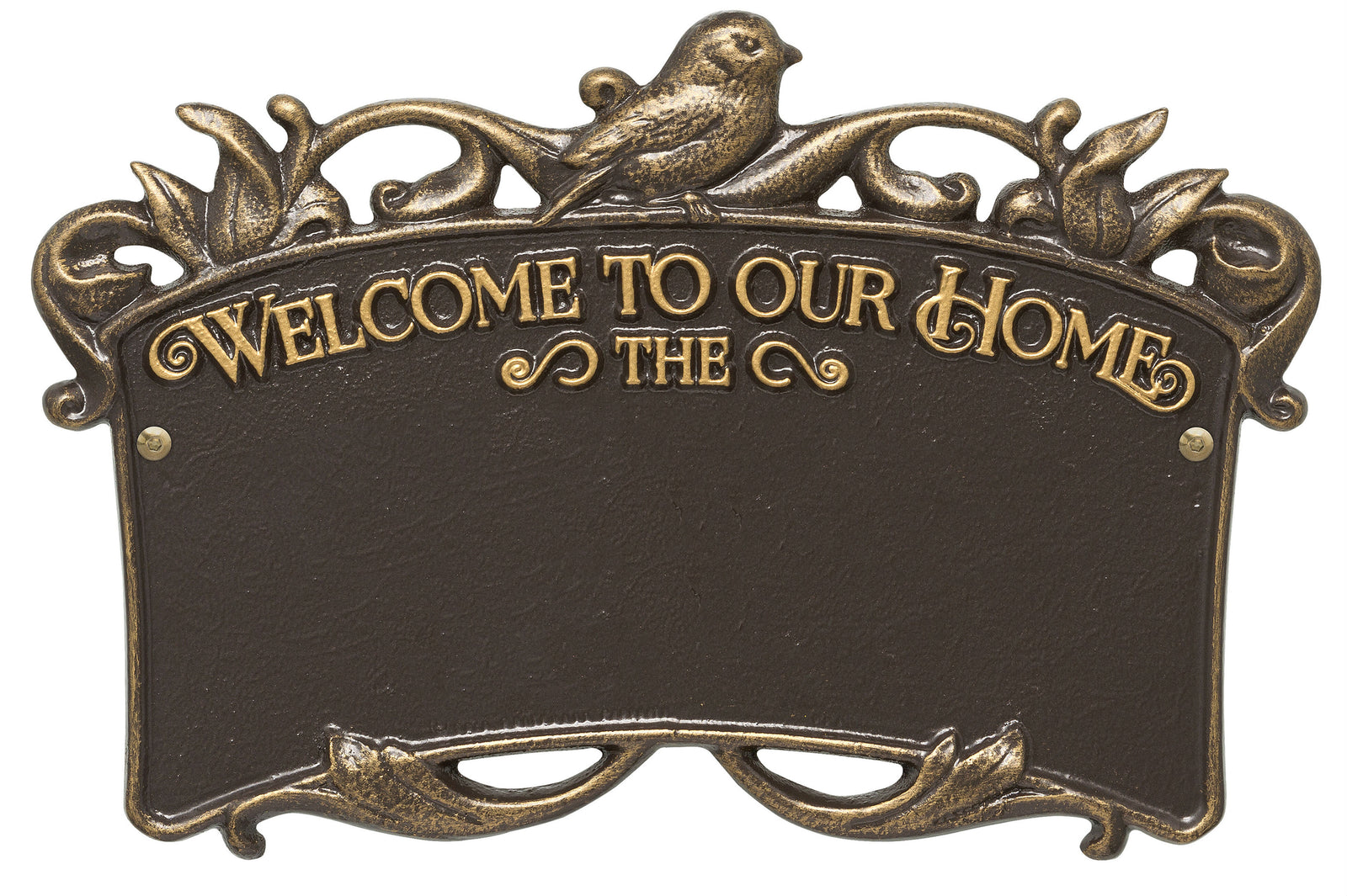 Welcome to Our Home Plaque