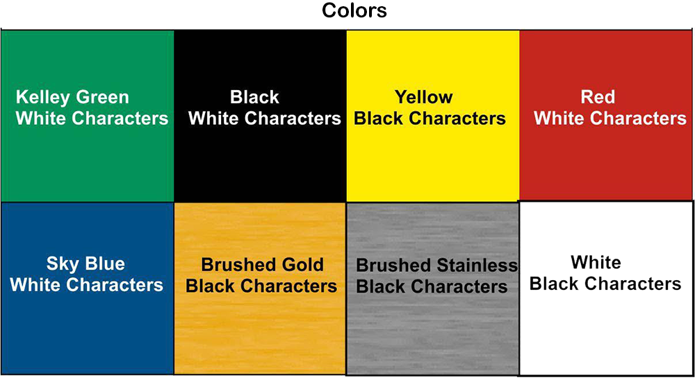 Small House Number Sign