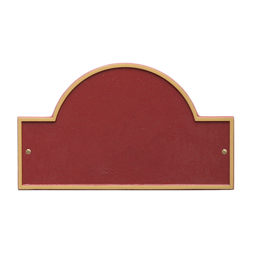 Arch Address Plaque