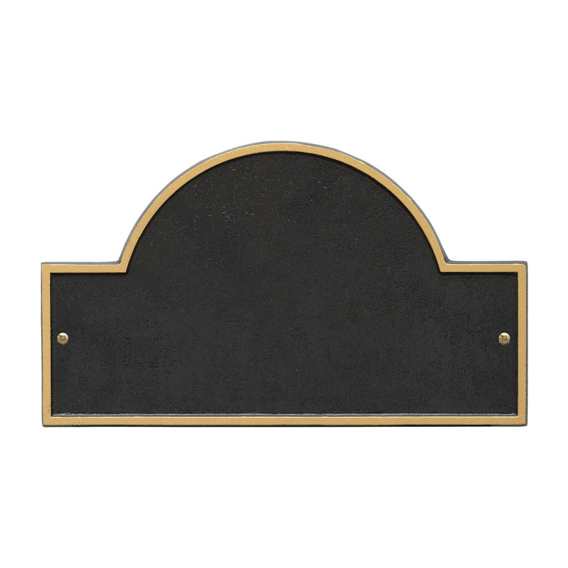 Arch Address Plaque With House Number and Street Name