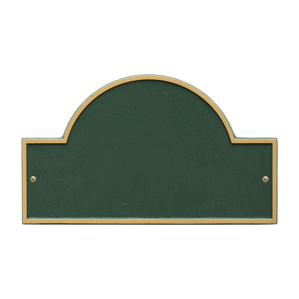 Arch Address Plaque With House Number and Street Name