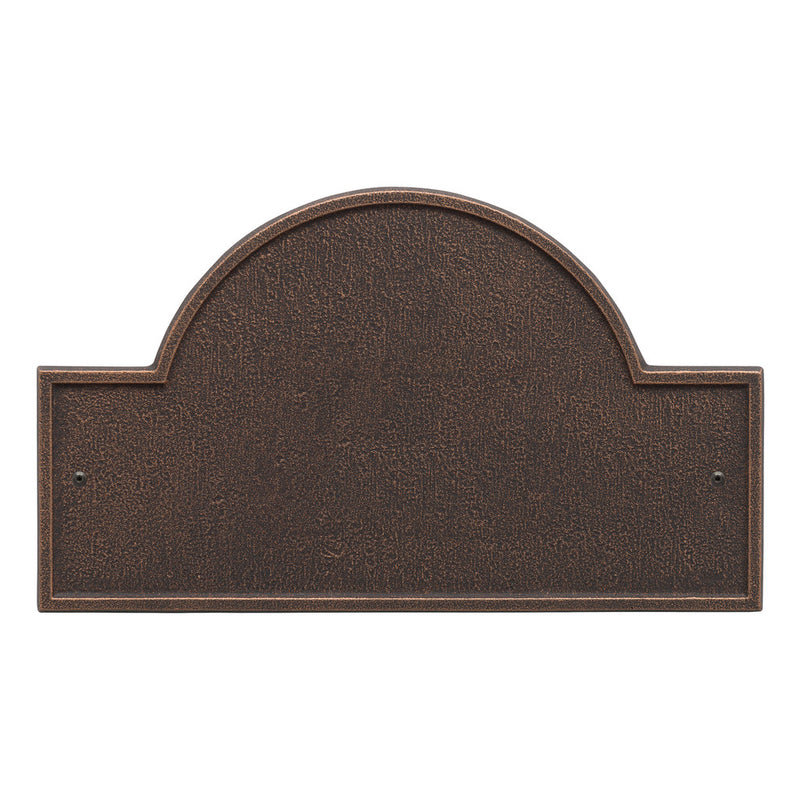 Arch Address Plaque With House Number and Street Name