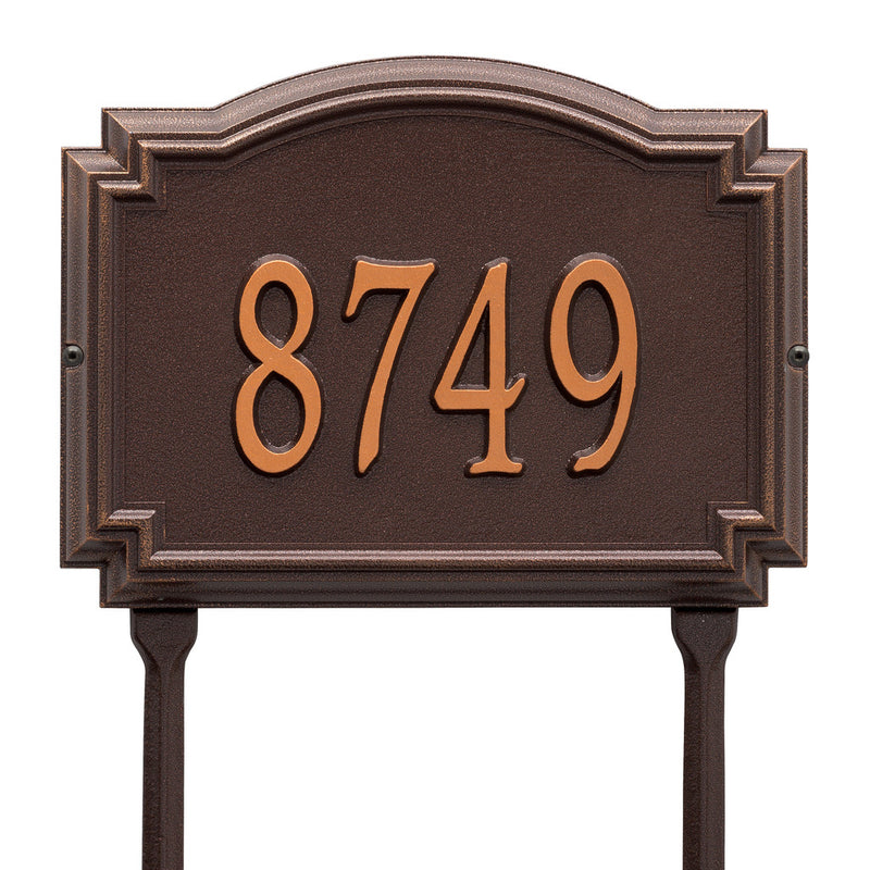 Address Sign For Lawn Mounting