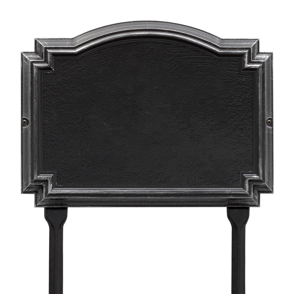 Address Sign for Lawn Mounting with House Number and Street Name