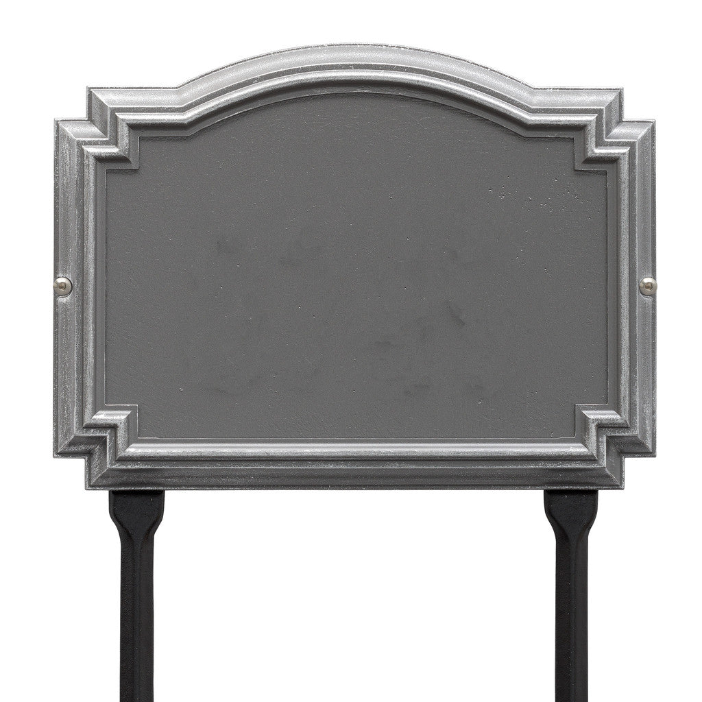 Address Sign for Lawn Mounting with House Number and Street Name