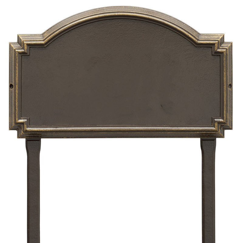 Chic Estate Address Plaque with 2 Lines - Lawn Mounted
