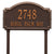 Chic Estate Address Plaque with 2 Lines - Lawn Mounted