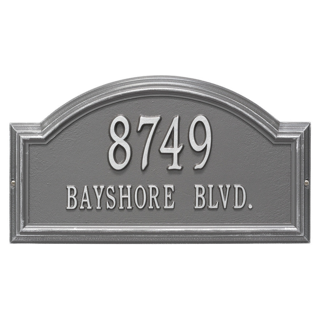 Sophisticated Address Sign with 2 Lines