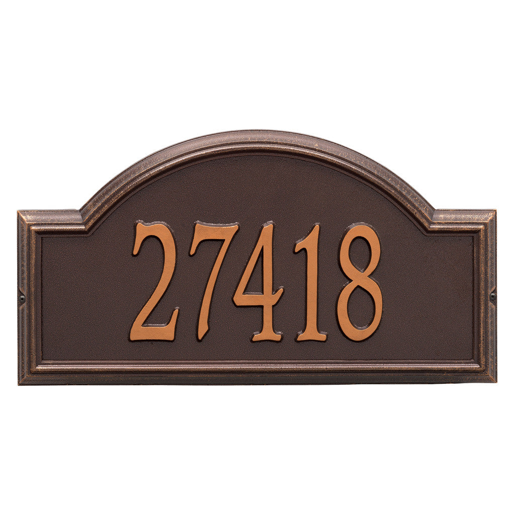 Alluring Arch Address Plaque