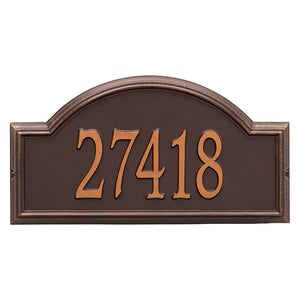 Alluring Arch Address Plaque