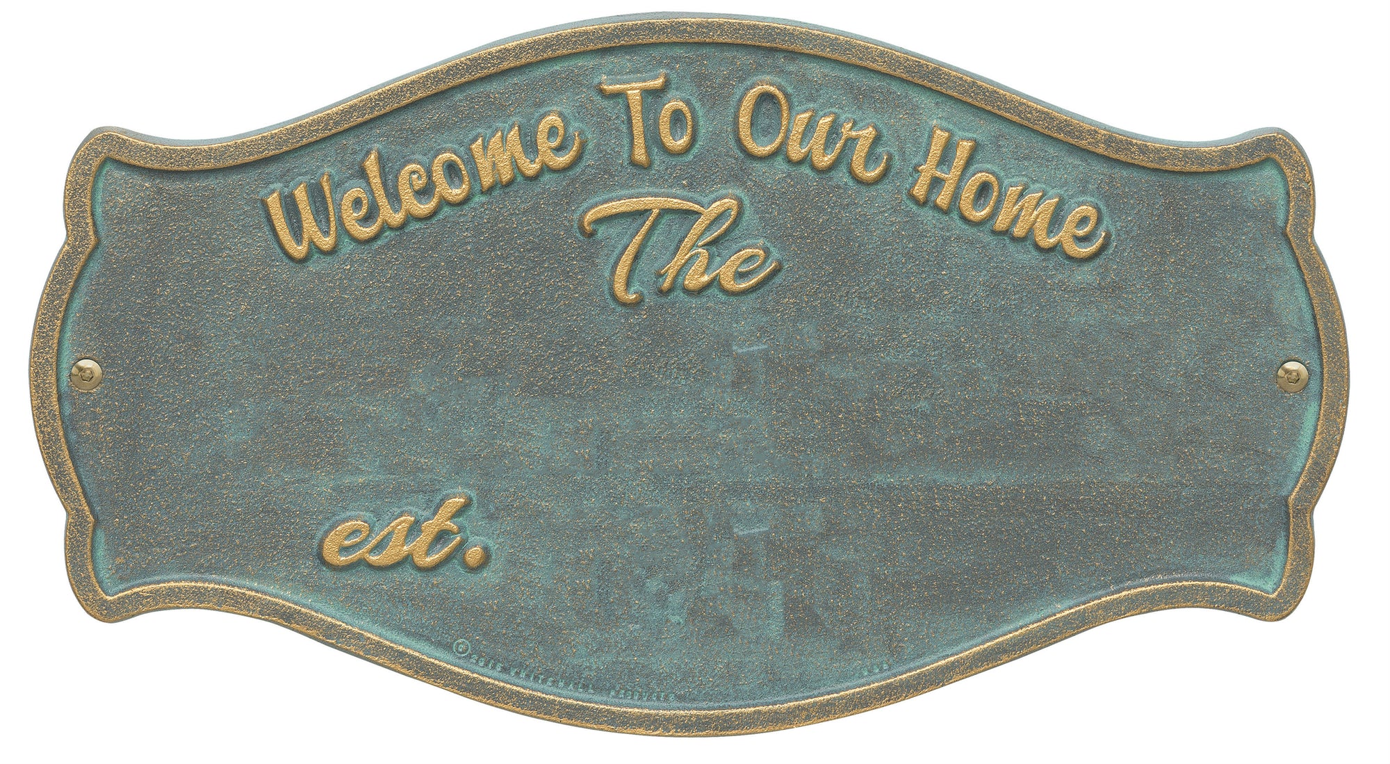 Welcome Plaque
