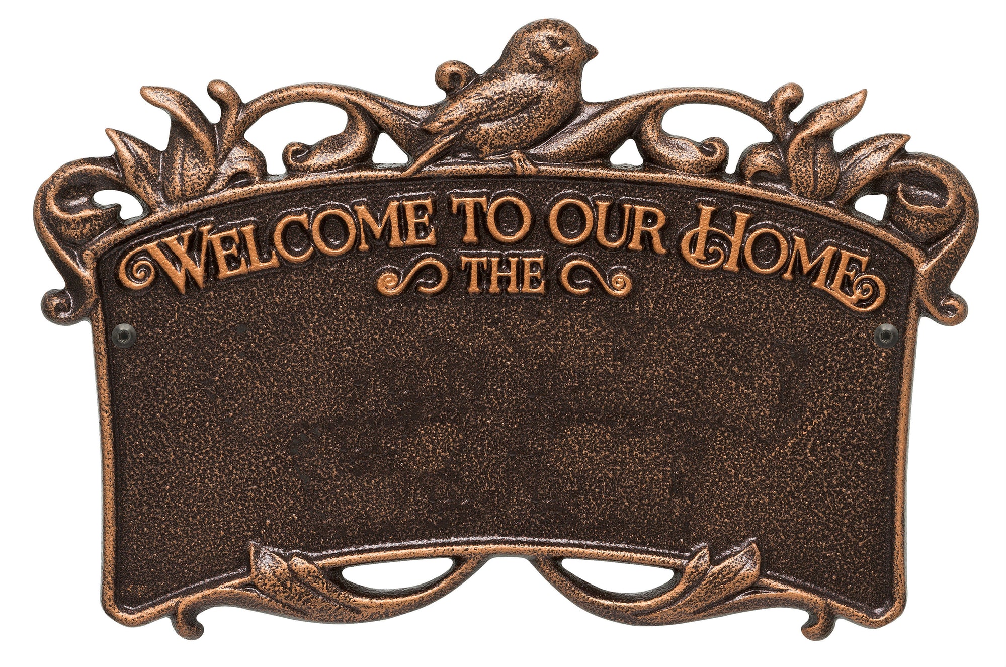 Welcome to Our Home Plaque