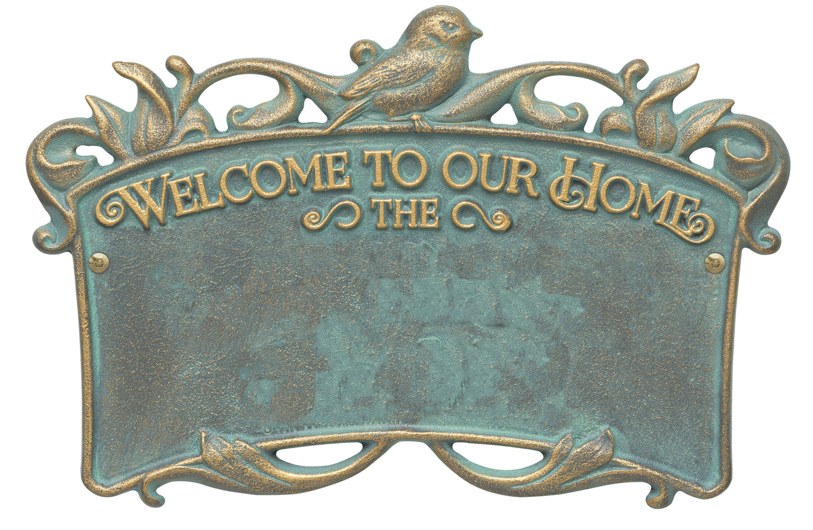 Welcome to Our Home Plaque