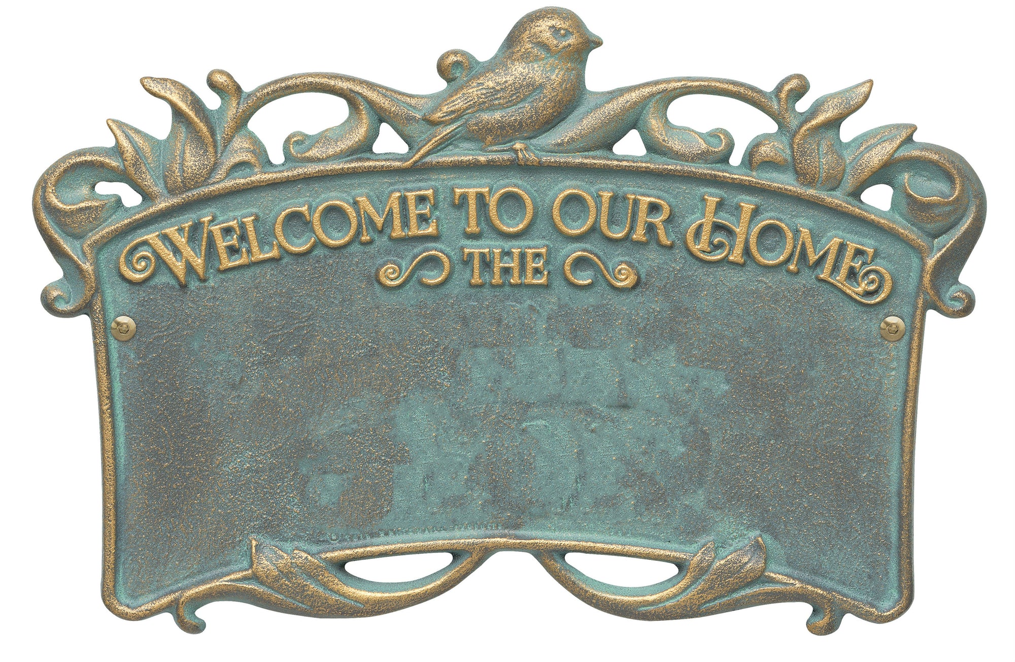 Welcome to Our Home Plaque