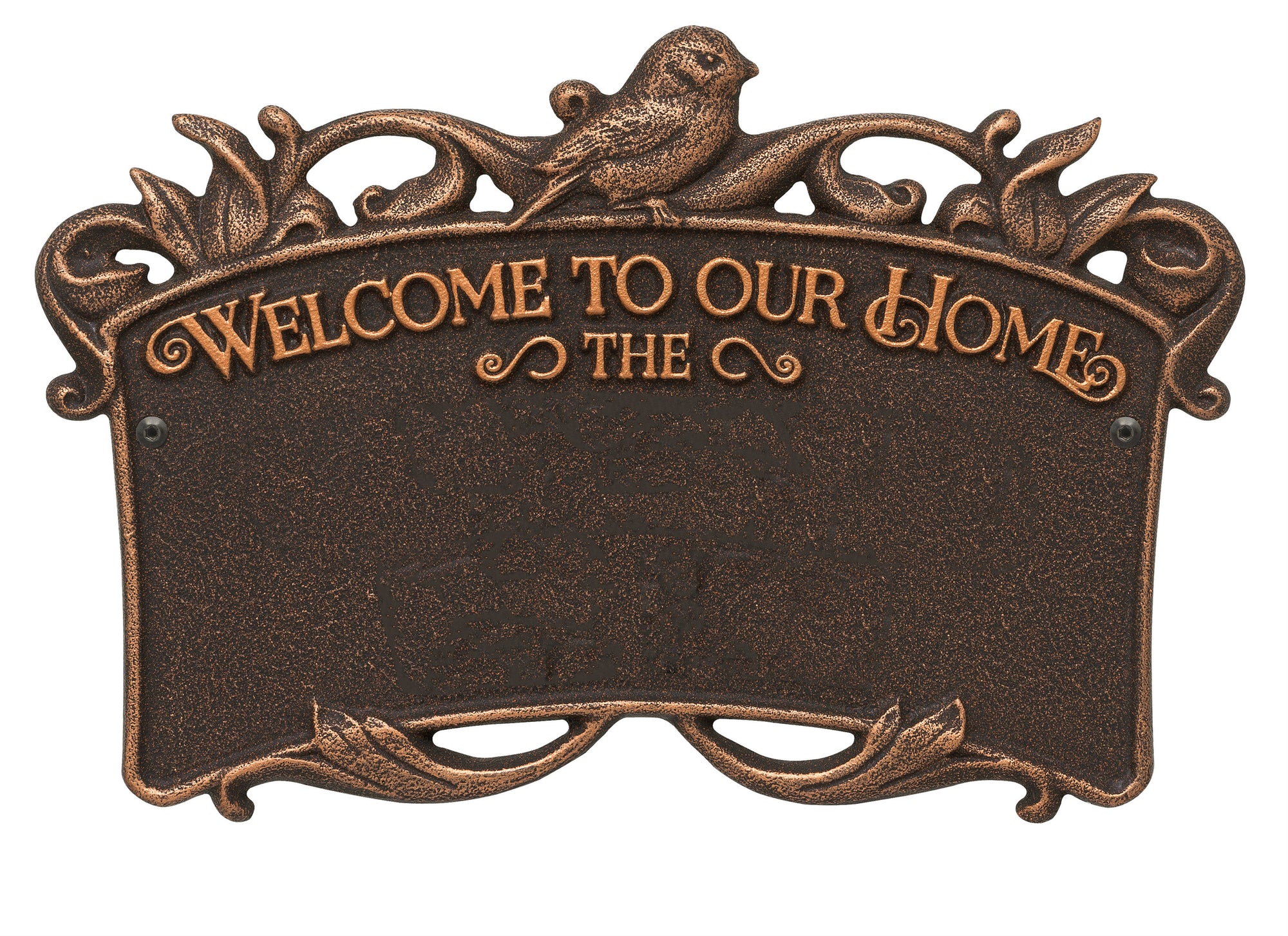 Welcome to Our Home Plaque