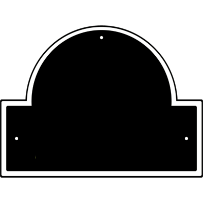 Arch Address Plaque