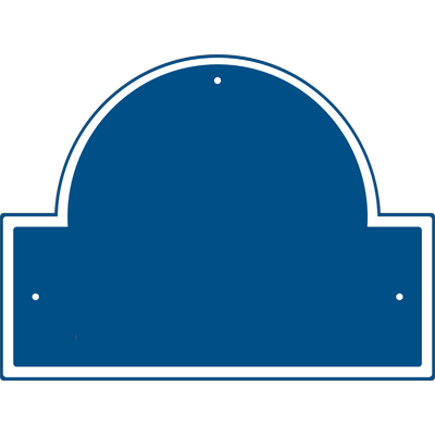 Arch Address Plaque