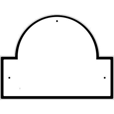 Arch Address Plaque