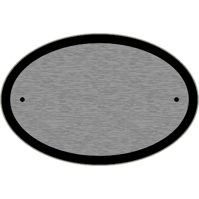 Oval House Number Sign