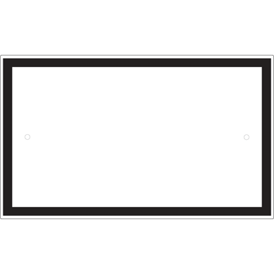 Rectangle Address Plaque