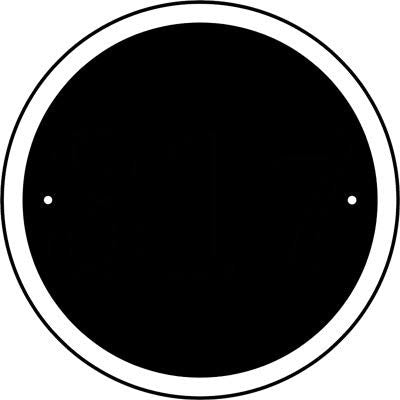 Round House Number Sign