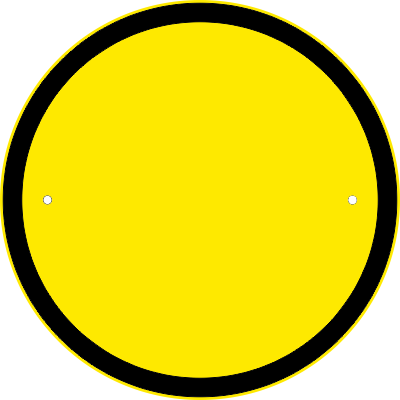 Round House Number Sign