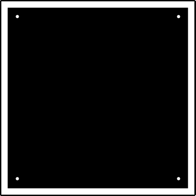 Square House Number Sign