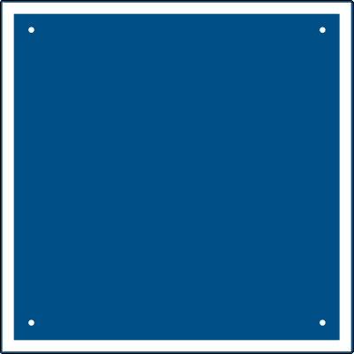 Square House Number Sign