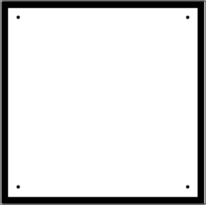 Square House Number Sign