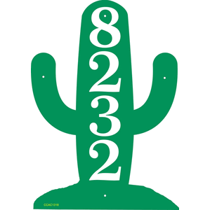Cactus Address Sign
